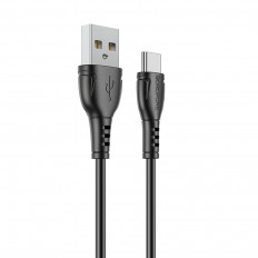 Кабель USB-Type-C, 1.0м, для зарядки и передачи данных, чёрный, BX51Triumph BOROFONE 3.0A, ПВХ (PVC), ...