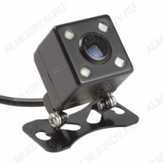 Видеокамера заднего вида TS-CAV05 (HAD-61) автомобильная TDS LED подсветка; цветная, PAL, разрешение 420 линий, угол обзора 120°, питание 12В, видеовыход RCA