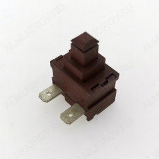 Кнопка для пылесоса Defond CPU-1113 боковые прямые клеммы 4.8мм; 12А 250В