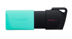 Карта Flash 256 Gb выдв (Data Traveler Exodia M) черный/бирюзовый KINGSTON USB 3.2/2.0