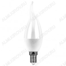 Лампа светодиодная 220В/ 3Вт/ E14/ 4500К (дневной белый) (L214)/ 260lm (Eco_LED3wCWE1445); ЭКОНОМКА