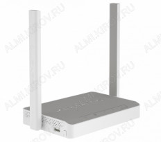 Wi-Fi Маршрутизатор Keenetic Omni (KN-1410) KEENETIC Порт USB 2.0, поддержка 3G/4G-модемов, USB-принтеров и USB-дисков, 2 внешние антенны Wi-Fi (5дБ), 5 разъемов RJ-45, точка доступа Wi-Fi, 300 Мбит/с, б