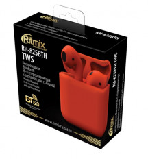 Наушники беспроводные TWS RH-825BTH, , вкладыши,красные