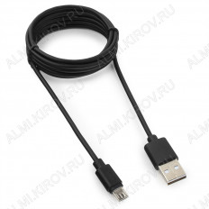 Шнур USB A шт/MICRO USB B 5pin шт 1.8м (GCC-mUSB2-AMBM-1.8M)