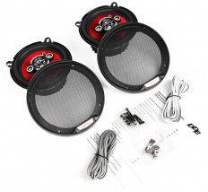 Динамик 5"(130mm) коаксиальный DDB AS-D1341; компл.2шт.; 4R; /160W; 62-22000Hz; 4-полосная УРАЛ 91dB; глубина монтажа: 57 мм