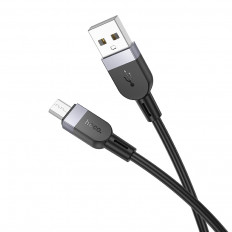 Кабель USB-microUSB, 1.0м, для зарядки и передачи данных, черный, X109 Energy