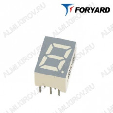 Индикатор FYS-10012BG-21 LED 1DIG,1'',G,AN;15M FORYARD
