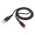 Кабель USB-Lightning, 1.0м, для зарядки и передачи данных, чёрный, (X59 Victory) HOCO 2.4A, нейлон (тканевая оплётка), ...