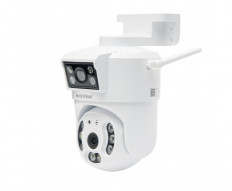 Видеокамера P2P WV-RO484L, уличная WORLD VISION Купольная; WI-Fi; P2P; Full HD 1920 x 1080 (2+2Mp); RJ45; Двусторонняя аудио связь; Поддержка microSD до 128Gb; Датчик движения; Приложение V380Pro.