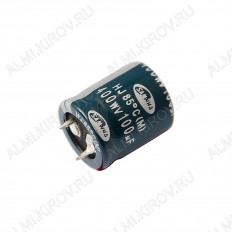 Конденсатор электролитичкский 100mkF 400V 2225 SAMWHA