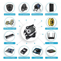 Блок питания AC/DC 220V/3-12V 3A OT-APB115 (5,5*2,5)