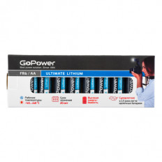 Элемент питания FR6/AA/316 BOX10 GoPower 1.5В;литиевые;блистер 10/400 (цена за 1 эл. питания)