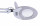 Лупа настольная (5x) d=125mm с LED-подсветкой, с крышкой ZD-140A S-LINE Увеличение: 5х; Диаметр линзы: 125mm; LED-подсветка (220V); на струбцине