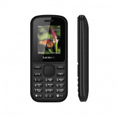 Мобильный телефон Texet TM-130 черный TEXET 1.77", 600mAh, без камеры