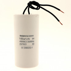 Конденсатор пусковой 150мкФ 450В CBB-60 (К78-17) гибкие выводы