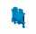 Клемма винтовая проходная, 2.5 мм2, синяя MTU-2.5BL MEYERTEC