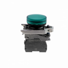 Сигнальная лампа 22мм, зеленый, 220V AС/DC, IP65, металл, MTB4-BV733 MEYERTEC