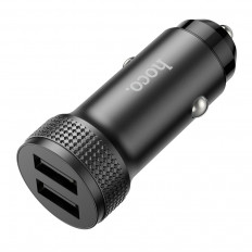 Автомобильное зарядное устройство с выходом 2*USB, 2.4A, Z49 Level, черный
