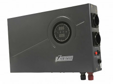 ИБП - Smart 500 INVGraphite, стабилизирует напряжение, линейно-интерактивный, правильная синусоида, POWERMAN Line-interactiv; 500BA/300Вт; Внешние АКБ 12В (18-200Ah); Ток заряда 10А; Время переключения менее 4мс; Розетки: 2шт.; Габариты изделия: 410*26...