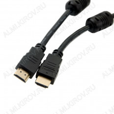 Шнур HDMI шт/HDMI шт 5.0м (с фильтрами) (5-813 5.0)