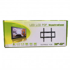 Кронштейн для LED телевизора фиксированный 26"-63" ENERGY POWER Макс.нагрузка 20кг; крепление VESA 200х200,300х200,400х200,300х300,400х400; от стены 20 мм; цвет черный
