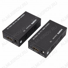 HDMI-Удлинитель EXTENDER TX RX Cat5e (5-877) 60м PREMIER Передача сигнала по "витой паре" (1 кабель Cat5e/Cat6); расстояние до 60м; 1080p; 2 блока питания 5VDC 2A в комплекте