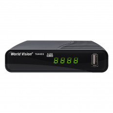Ресивер эфирный WV T644D3 AC3 (Wi-Fi,IPTV опция) WORLD VISION