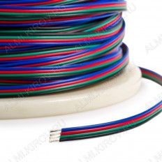 Шлейф питания для LED-ленты RGB 0.52mm ARL-20AWG-4Wire-CU (026353)
