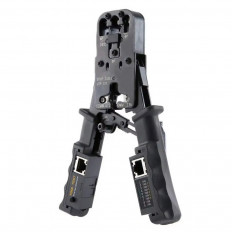 Клещи для обжима разъемов RJ-45, RJ-11, RJ-12 HT-022 (8-148) с LAN-тестером