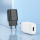Сетевое зарядное устройство с выходом USB, 2.4А, черный, C134A Solid, с кабелем USB-Type-C;