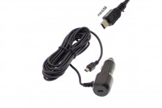 Адаптер питания для видеорегистратора TS-CAU60 (miniUSB + Type-C PD20W) TDS кабель 3.5м; (5V; 3A)