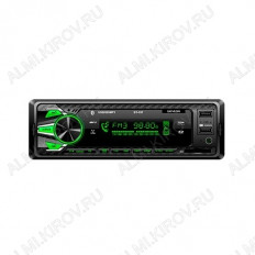 Автомагнитола BT-337 multicolor с Bluetooth SKYLOR MP3; 4x50Вт, FM1/2/3 MW1/2 87,5-108МГц, USB/SD/AUX, DC12В, монохромный дисплей, съемная передняя панель с ПДУ