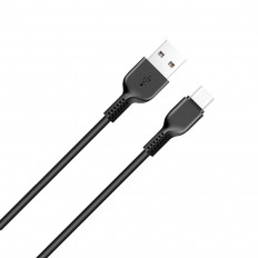 Кабель USB-Type-C, 3.0м, для зарядки и передачи данных, чёрный, (X20)