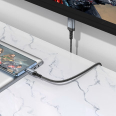 Переходник USB Type-C to HDTV с кабелем 1.8м (UA43)