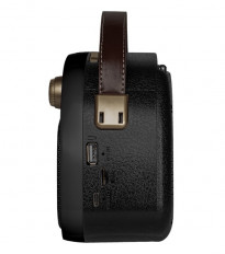 Радиоприемник RPR-040 BLACK RITMIX УКВ(FM) 87.5-108МГц; СВ(MW) 522-1620МГц; КВ(SW) 9,5-18МГц ; Bluetooth; USB, microSD; питание от аккумулятора 18650(в комплекте). Зарядка через шнур USB