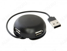 Разветвитель USB на 4 USB-порта Quadro Light DEFENDER USB 2.0; длина кабеля 0.18 м; токовая защита портов USB