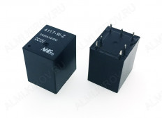 Реле 4117-W-Z-20-12VDC-1 Тип 13.1 12VDC 1W=2*1C(2*SPDT) 2*20A FORWREL 17.5*15*20mm; авто, в корпусе