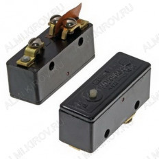 Микропереключатель МП-2101 исп.3 под винт ON-(ON) кнопка 16A/660V; 3 pin