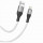 Кабель USB-Lightning, 1.0м, для зарядки и передачи данных, белый, (X72) HOCO 3.0A, силикон, ...