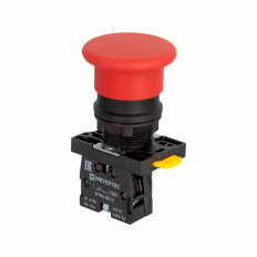 Головка грибовидная, красный, пружиный возврат, пластик, 40мм MTB2-EC42