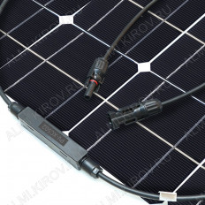 Солнечная панель монокристаллическакя гибкая EP100-12 100W-12V E-Power Общая площадь: 0,445m2; Размеры: 1050х540х3mm; угол изгиба 0-30 град.