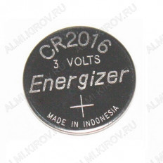 Элемент питания CR2016 ENERGIZER 3В;литиевые;блистер 10 (цена за 1 эл. питания)