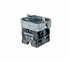 Основание с блок-контактом, металл, 2NO, MTB2-BZ13,