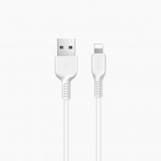 Кабель USB-Lightning, 2.0м, для зарядки и передачи данных, белый, (X20)