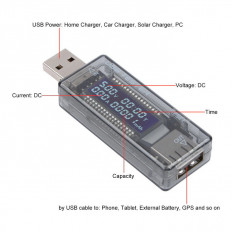 Тестер USB-зарядки Charge Doctor KWS-V21 (4-20V; 0-3А)