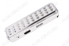Фонарь кемпинг AccuF9-L30-wh аккумуляторный ФАZА 30LED; (2 режима работы); питание от аккум. зарядка от сети 220V