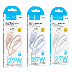 Кабель Type-C-Lightning, 1.0м, X114 Energy, для зарядки и передачи данных, белый, 
PD27W