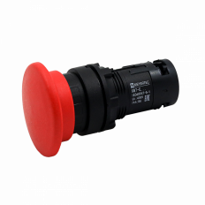 Кнопка грибовидная красная , O 40 мм , 22 мм , 1NC , IP54 , пластик, MTB7-EC42 MEYERTEC
