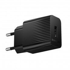 Сетевое зарядное устройство с выходом USB, 2.1А, чёрный BAS71A Source BOROFONE Uвх=100-240VAC; Uвых=DC5V/2.1A; 10.5W; уп.20/120шт