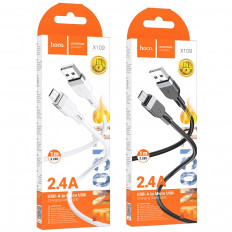 Кабель USB-microUSB, 1.0м, для зарядки и передачи данных, белый, X109 Energy